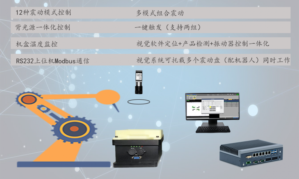 深圳维视自动化自动上下料柔性振动盘